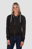 FELPA FULL ZIP AUTHENTIC 360 "SNOW WASHED" DONNA