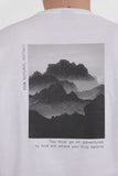 T-SHIRT COTTON MOUNTAIN PRINT MAN
