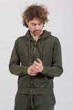 MAGLIA COTONE FULL ZIP "TERRA" UOMO